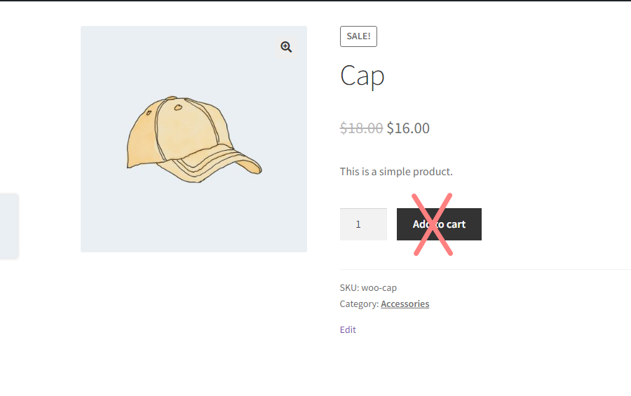 hide add to cart button after purchased