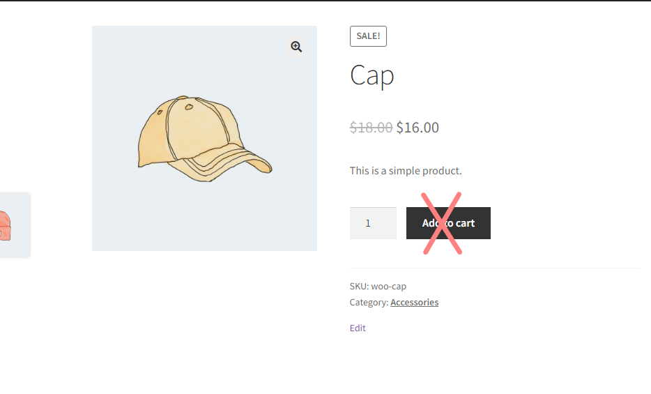 hide add to cart button after purchased